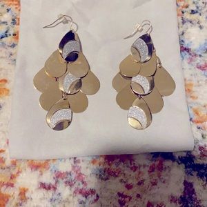 Gold earrings